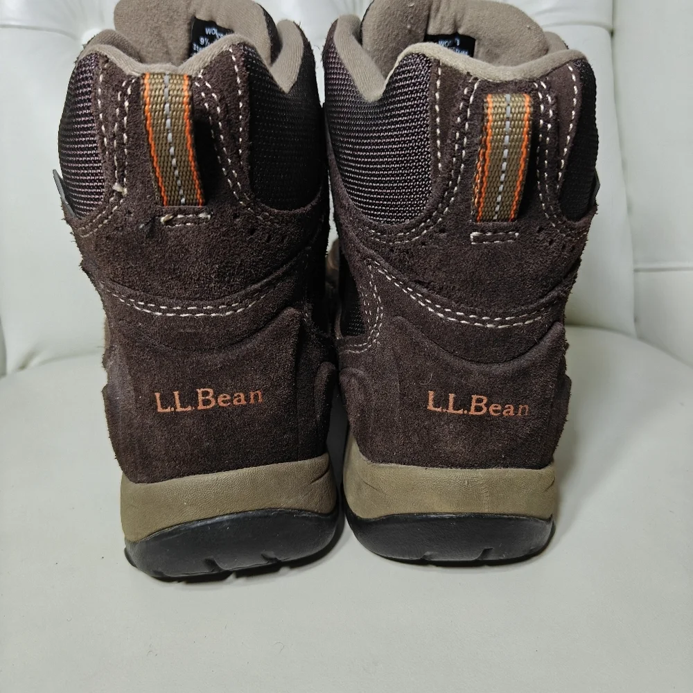 L.L.Bean TEK 2.5 suede waterproof hiking Primaloft Insulated boots Shoe Size 9.5